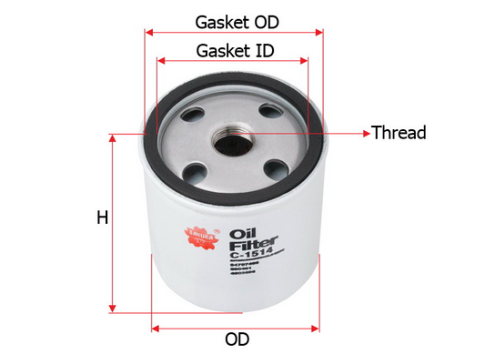 Sakura C1514 Фильтр масляный