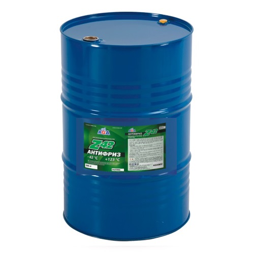 AGA065Z Антифриз зеленый -42С  220 кг