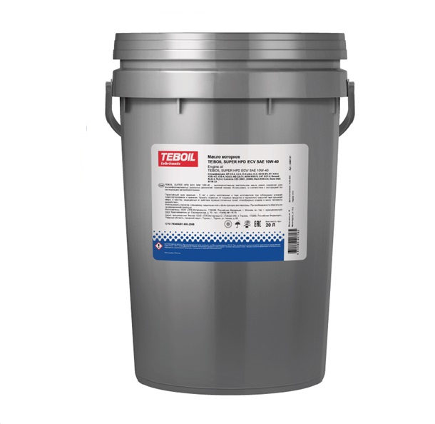 Моторное масло TEBOIL Super HPD ECV 10W-40 16кг (20л)