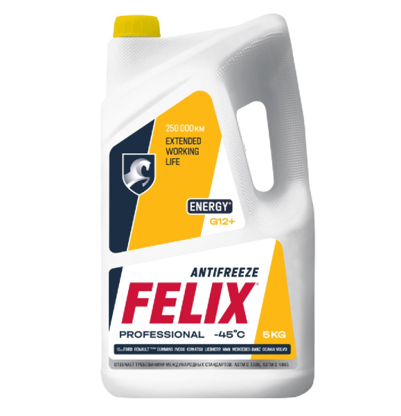 Антифриз FELIX Energy 5 кг желтый