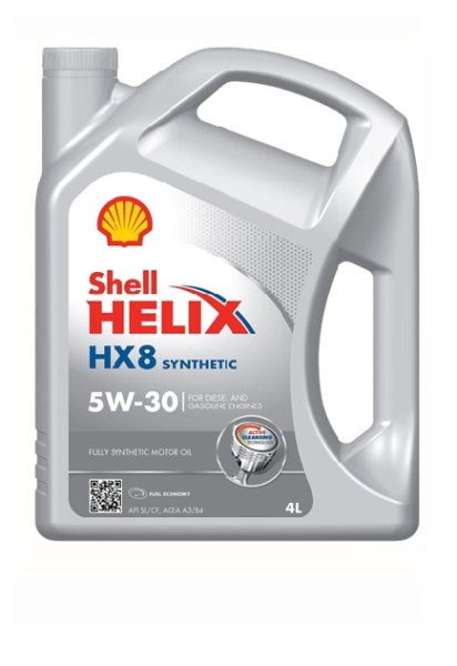 Моторное масло SHELL HELIX HX8 5W-30 4л (Европа)