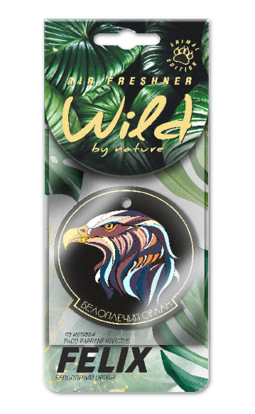 Ароматизатор бумаж. FELIX WILD BY NATURE Белоплечий орлан