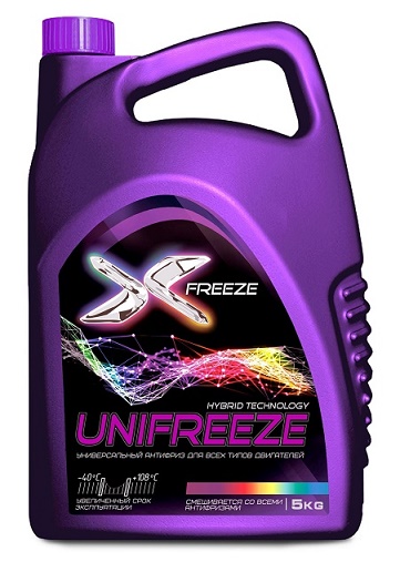 Антифриз X-Freeze Unifreeze 5кг