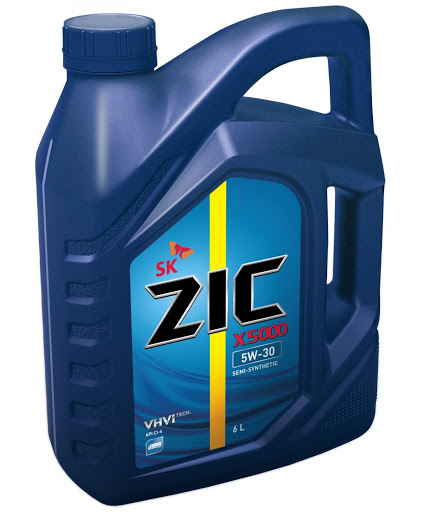 Масло моторное ZIC X5000 5W-30 Сl-4 6л
