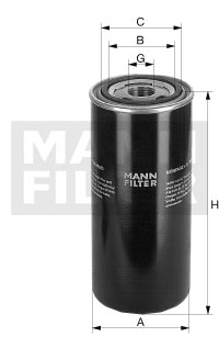 MANN-FILTER W 1374/7 Фильтр масляный