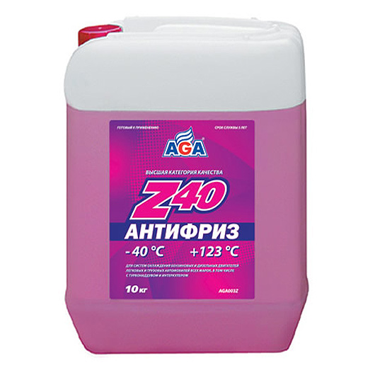 AGA003Z Антифриз красный -40С  10 кг