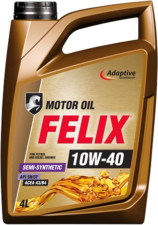 Масло моторное FELIX 10W-40 A3/B4 SN/CF 4л