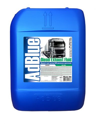 Жидкость для систем SCR дизельных двигателей AdBlue 20 л.