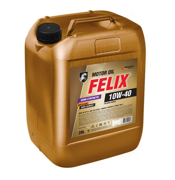 Масло моторное FELIX 10W-40 API CI-4/SL 20л
