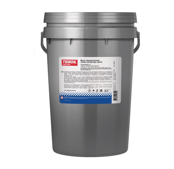 Масло трансмиссионное TEBOIL Hypoid 75W-90 17кг (20л)