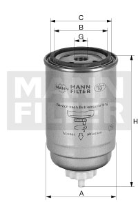 MANN-FILTER WDK 724/5 Фильтр топливный