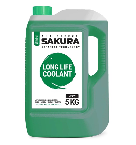 Антифриз SAKURA Green, 5кг