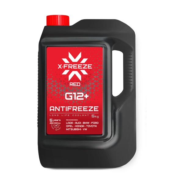 Антифриз X-FREEZE G12+  5кг