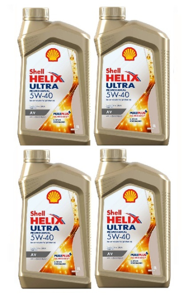 Моторное масло SHELL HELIX ULTRA AV 5W-40 ПРОМО (1л*4)