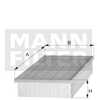 MANN-FILTER C 2348 Фильтр воздушный