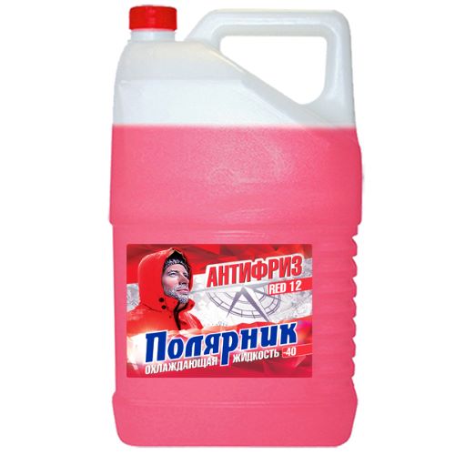 Антифриз Полярник красный (-40) 10кг