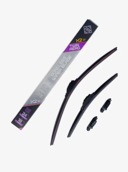 Комплект бескаркасных щеток AWM 26/16 65/40 см (крепление Hook)