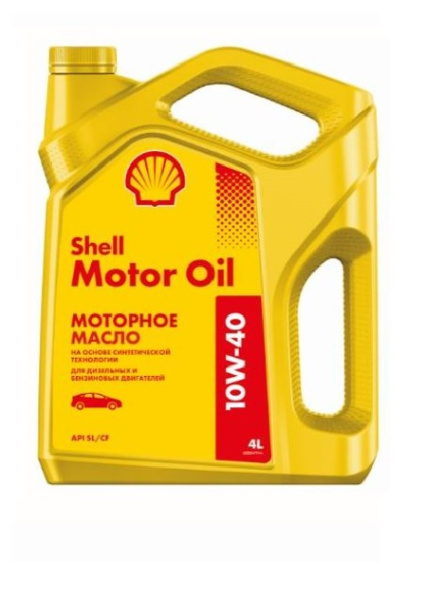 Моторное масло SHELL Motor Oil 10W-40 4л