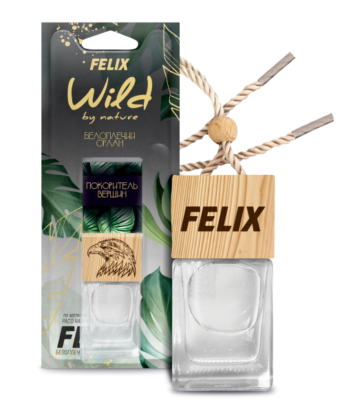 Ароматизатор подвесной FELIX WILD BY NATURE Белоплечий орлан