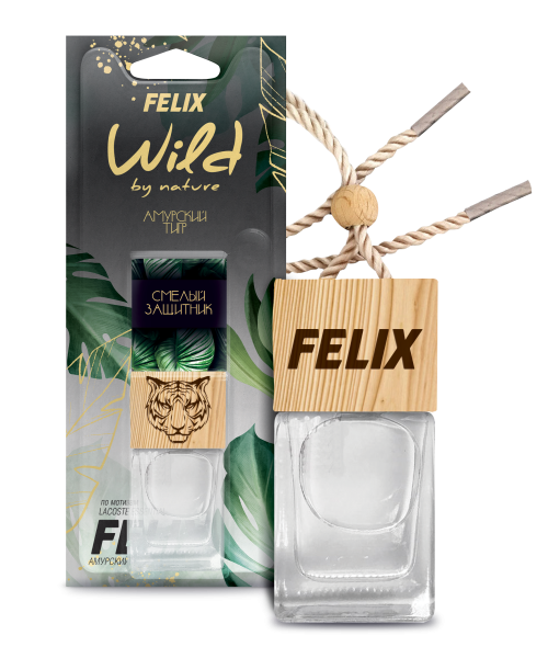 Ароматизатор подвесной FELIX WILD BY NATURE Амурский тигр