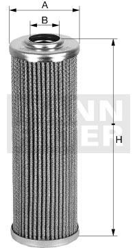 MANN-FILTER HD 612/2 x Фильтр гидравлический