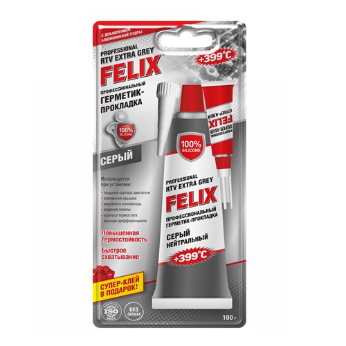Герметик-прокладка FELIX (серый) 100 г.