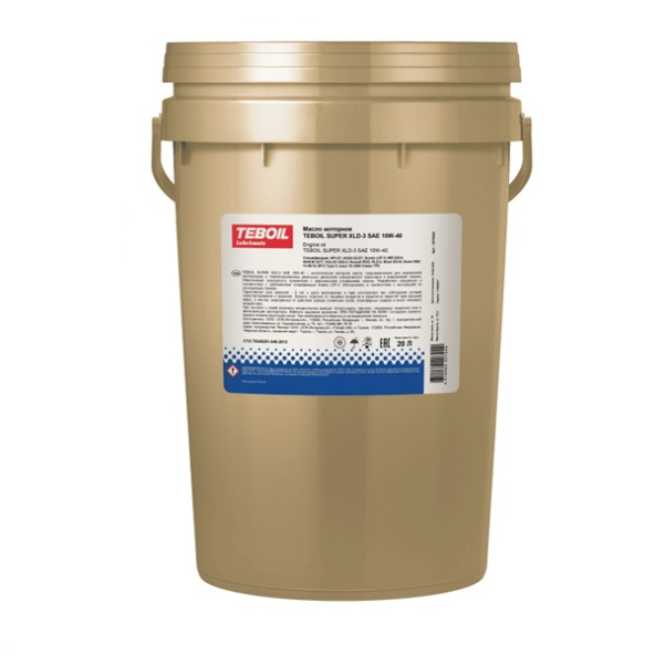 Моторное масло TEBOIL Super XLD-3 10W-40 16кг (20л)