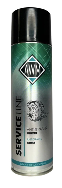 Антигравий черный AWM аэрозоль 650 мл