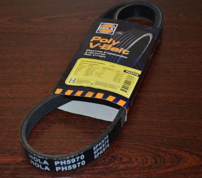 Ремень поликлиновый PH5970 HOLA (CHEVROLET Lanos, Daewoo Nexia)