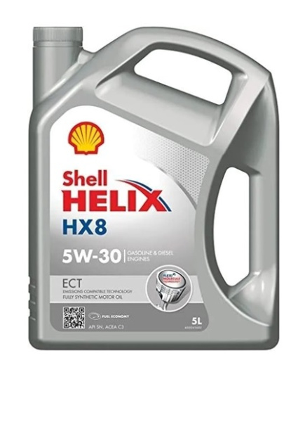 Моторное масло SHELL HELIX HX8 ECT 5W-30 5л (Европа)