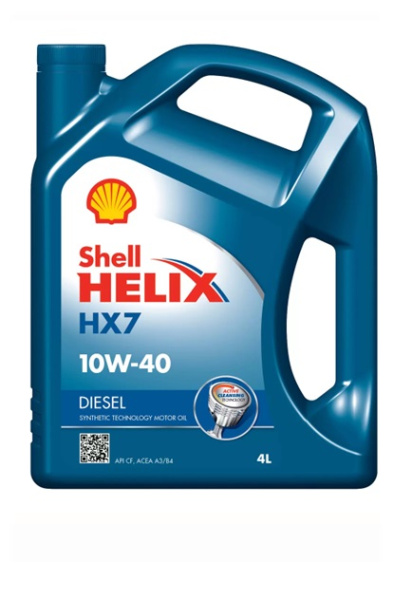 Моторное масло SHELL HELIX DIESEL HX7 10W-40 4л (Европа)