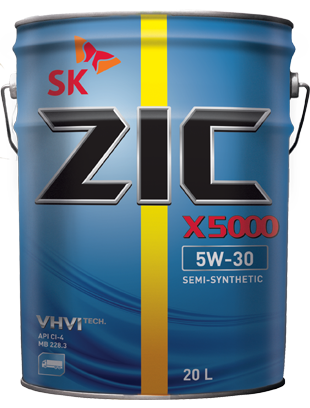Масло моторное ZIC X5000 5W-30 Сl-4 20л