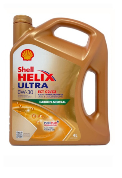 Моторное масло SHELL HELIX ULTRA ECT C2/C3 0W-30 4л  (Европа)