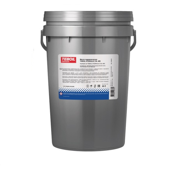 Масло гидравлическое TEBOIL Hydraulic Oil 46S 17кг (20л)