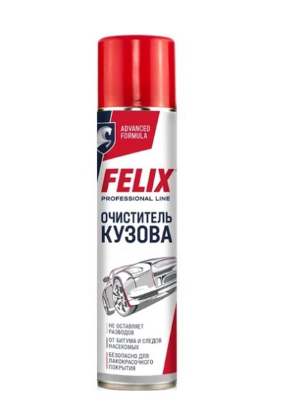 Очиститель кузова от битума и следов насекомых FELIX 400 мл.. аэрозоль