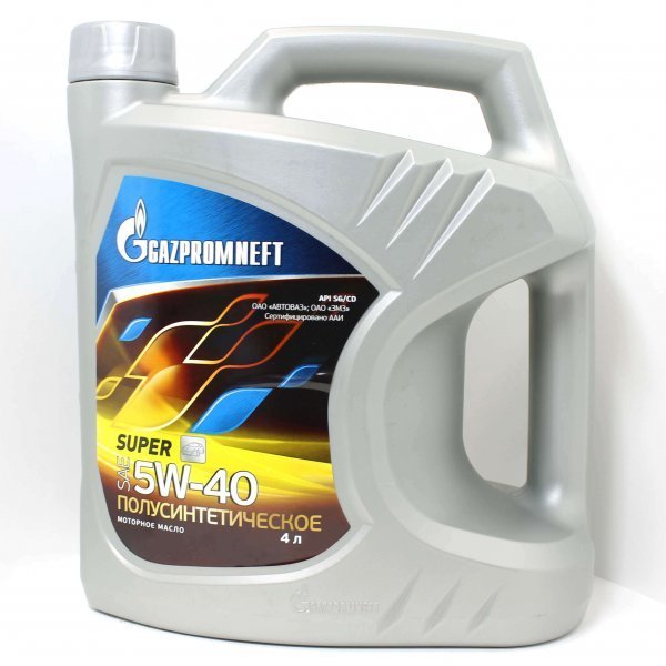 Масло моторное Gazpromneft Super 5W-40 4л