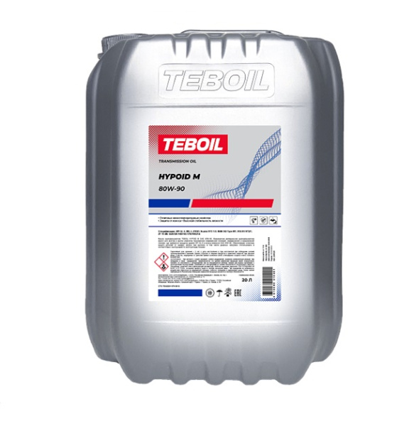 Масло трансмиссионное TEBOIL Hypoid M 80W-90 17кг (20л) канистра NEW