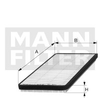 MANN-FILTER CU 2136 Фильтр салонный