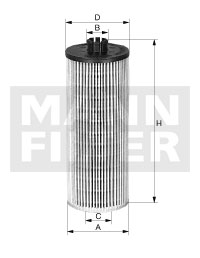 MANN-FILTER HU 13 125/3 X Фильтр масляный