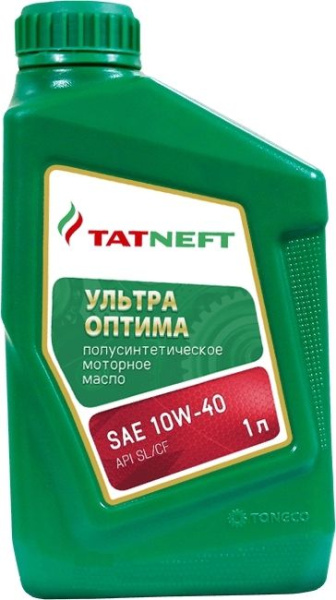 Масло моторное Татнефть Ультра-Оптима 10W-40 1л SL/CF полусинтетическое