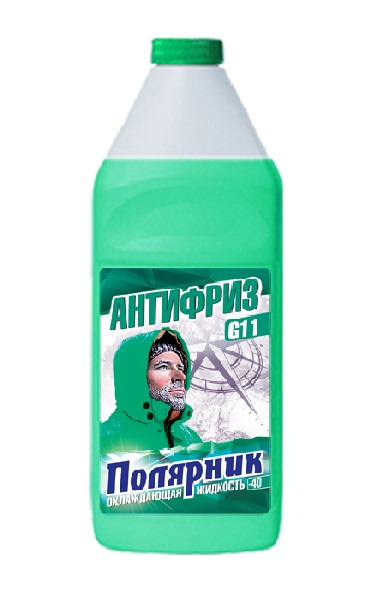 Антифриз Полярник зеленый (-40) 1кг
