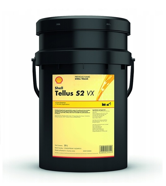 Гидравлическое масло SHELL TELLUS S2 VX 46 20л