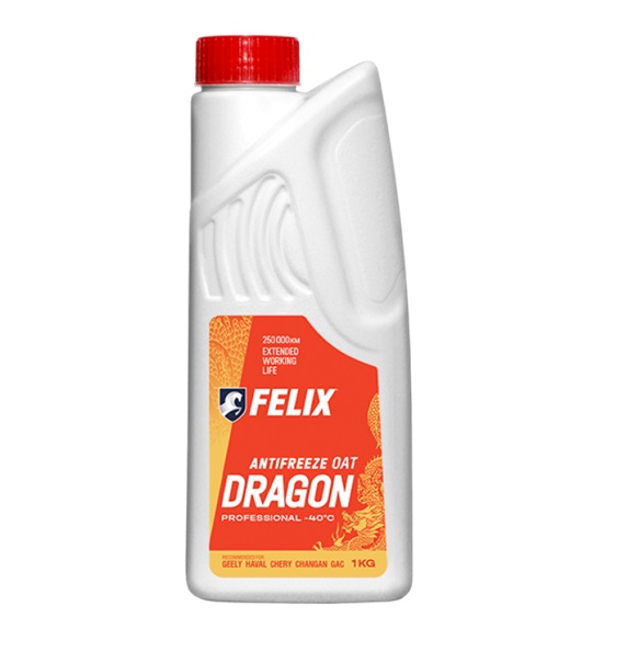 Антифриз FELIX Dragon 1кг красный