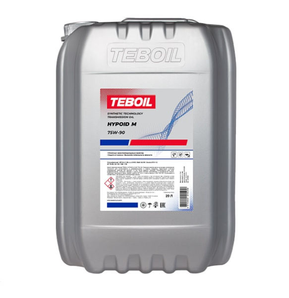 Масло трансмиссионное TEBOIL Hypoid M 75W-90 16,5кг (20л) канистра NEW