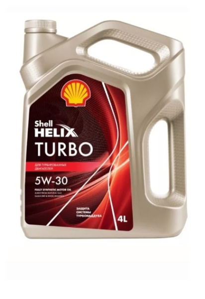 Моторное масло SHELL HELIX Turbo 5W-30 4л