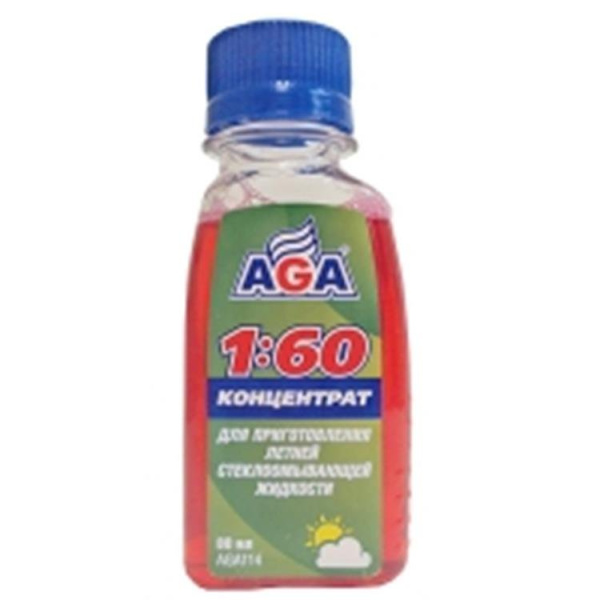 AGA114 Концентрат летней стеклоомывающей жидкости  80мл