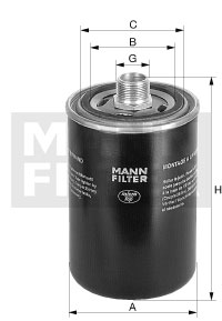 MANN-FILTER WD 940/4 Фильтр масляный