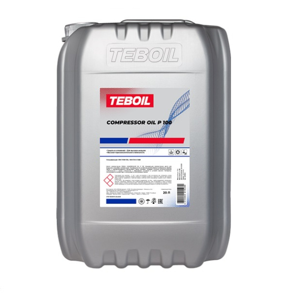 Масло компрессорное TEBOIL Compressor Oil P100 17,5кг (20л) кан. NEW