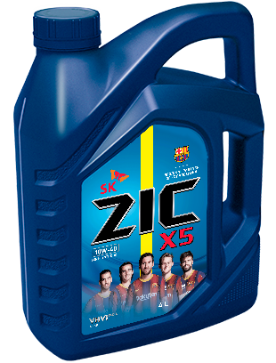Масло моторное ZIC X5 10W-40 SP 4л