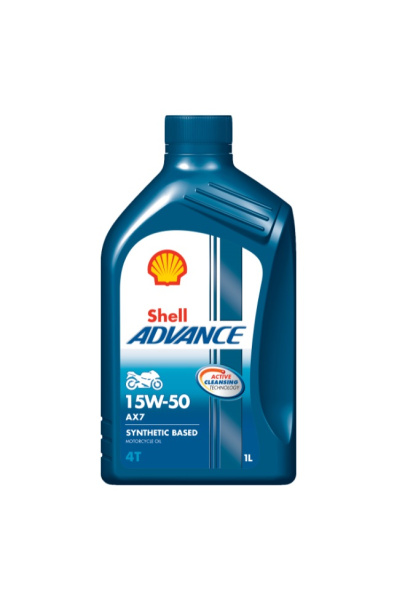 Моторное масло SHELL Advance 4T AX7 15W-50 1л